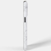 Eleganter weißer Marmor Case-Mate iPhone Hülle (Rückseite / Rechts)