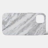 Eleganter weißer Marmor Case-Mate iPhone Hülle (Rückseite (Horizontal))