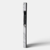 Eleganter weißer Marmor Case-Mate iPhone Hülle (Rückseite / Links)