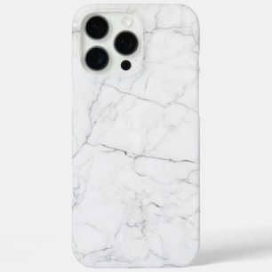 Eleganter weißer Marmor  iPhone 16 Pro Max Hülle