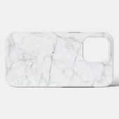 Eleganter weißer Marmor Case-Mate iPhone Hülle (Rückseite (Horizontal))