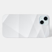 Eleganter weißer Marmor Case-Mate iPhone Hülle (Rückseite (Horizontal))