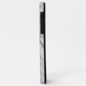 Eleganter weißer Marmor Case-Mate iPhone Hülle (Hinten/Links)