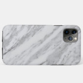 Eleganter weißer Marmor Case-Mate iPhone Hülle (Rückseite (Horizontal))