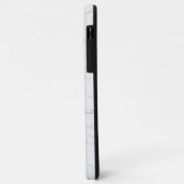 Eleganter weißer Marmor Case-Mate iPhone Hülle (Hinten/Links)