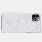 Eleganter weißer Marmor Case-Mate iPhone Hülle (Rückseite (Horizontal))