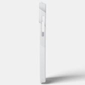 Eleganter weißer Marmor Case-Mate iPhone Hülle (Rückseite / Links)
