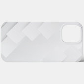 Eleganter weißer Marmor Case-Mate iPhone Hülle (Rückseite (Horizontal))