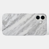 Eleganter weißer Marmor Case-Mate iPhone Hülle (Rückseite (Horizontal))