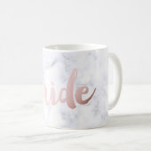 eleganter weißer Marmor der Kaffeetasse (VorderseiteRechts)