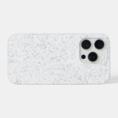 Eleganter weißer Marmor iPhone Hülle (Rückseite (Horizontal))