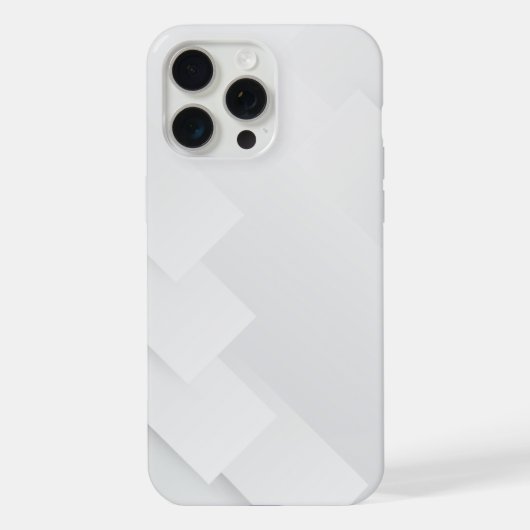 Eleganter weißer Marmor iPhone Hülle (Rückseite)