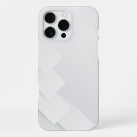 Eleganter weißer Marmor iPhone Hülle (Rückseite)