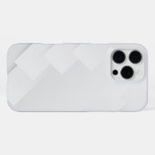 Eleganter weißer Marmor iPhone Hülle (Rückseite (Horizontal))