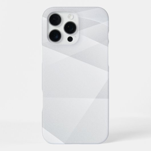 Eleganter weißer Marmor iPhone Hülle (Rückseite)