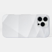 Eleganter weißer Marmor iPhone Hülle (Rückseite (Horizontal))