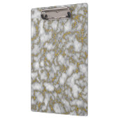 Eleganter weißer Marmor Klemmbrett (Links)