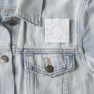 Eleganter weißer Marmor modern Button