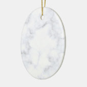 Eleganter weißer Marmor modern Keramik Ornament (Links)