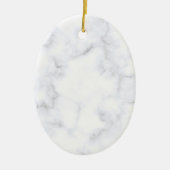 Eleganter weißer Marmor modern Keramik Ornament (Vorne)