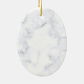 Eleganter weißer Marmor modern Keramik Ornament (Hinten)
