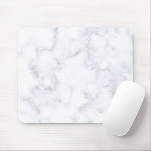 Eleganter weißer Marmor modern Mousepad