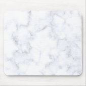 Eleganter weißer Marmor modern Mousepad (Vorne)
