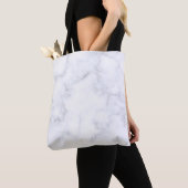 Eleganter weißer Marmor modern Tasche (Von Nahem)