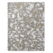 Eleganter weißer Marmor Notizblock (Vorderseite)