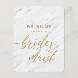 Eleganter weißer Marmor und Gold werden Sie überra Einladung