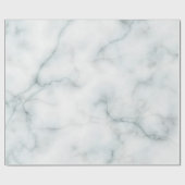 eleganter weißer Marmorstein Geschenkpapier (Flach)