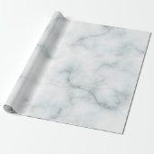 eleganter weißer Marmorstein Geschenkpapier (Ungerollt)