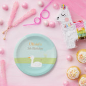 Eleganter weißer pappteller (Party)