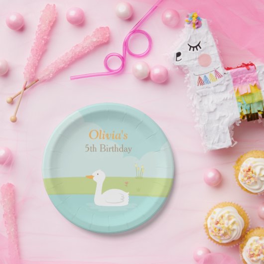 Eleganter weißer pappteller (Party)