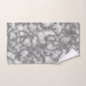 Eleganter weißer rosa Marmor Badhandtuch Set (Handtuch)