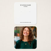 Eleganter weißer, sauberer Look - kundenspezifisch (Vorne & Hinten)