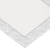 Eleganter, weißer Tischrunner Kurzer Tischläufer (Ecke)