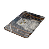 Eleganter, weißer Uhwald Badematte (Schrägansicht)