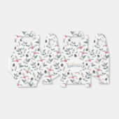 Eleganter Weißer Winter floral Wasserfarben Weihna Geschenkschachtel (Ungefaltet)