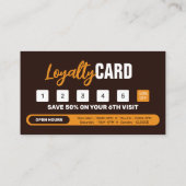 Eleganter Wellness-Center Beauty Salon Makeup Nail Treuekarte (Rückseite)