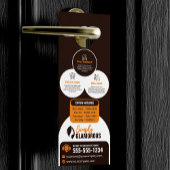 Eleganter Wellness-Center Beauty Salon Makeup Nail Türanhänger