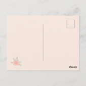 Eleganter Wellness-Center Party Einladung mit Imit Postkarte (Rückseite)