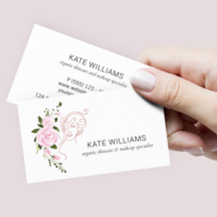 Eleganter Wellness-Center und Schönheitssalon Visitenkarte