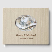 Eleganter Western Boho Wedding Gästebuch (Vorderseite)