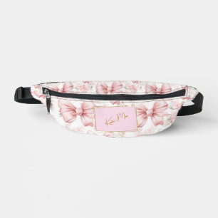 Eleganter Whimsical Personalisiert Coquette Bow Bauchtasche