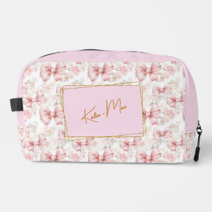 *Eleganter Whimsical Personalisiert Coquette Bow Waschbeutel