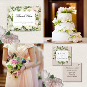 Eleganter White Blush Peony Garden Hochzeit Tischnummer