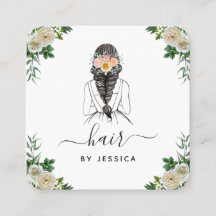 Eleganter White Floral Bride Haarbstyle Braid QR C