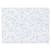 Eleganter White Floral Hibiskus| Tischdecke (Vorderseite (Horizontal))