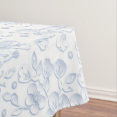 Eleganter White Floral Hibiskus| Tischdecke (Beispiel)